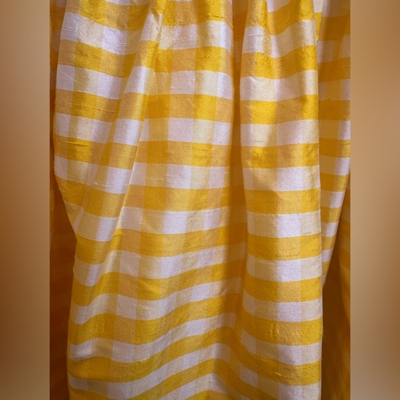 SKOT Party Skirt in yellow gingham print size Medium - Picture 8 of 11